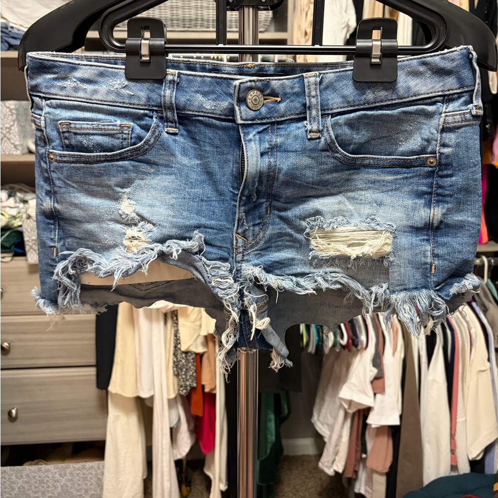 Express Sky Blue Denim Pants